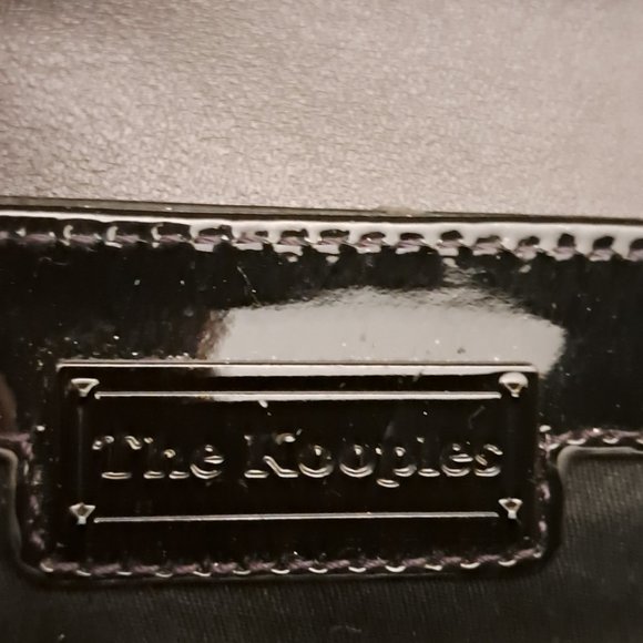 The Kooples Patent Leather Bar and Chain Lock Small Bag - Picture 3 of 10